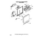 Whirlpool DU9450XX0 frame and console diagram