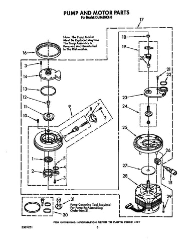 Pump and motor