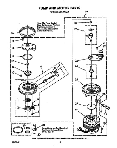 Pump and motor