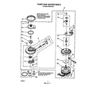Whirlpool DU8720XX0 pump and motor diagram