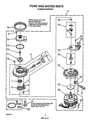 Pump and motor