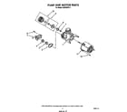 Whirlpool DU8300XX0 pump and motor diagram