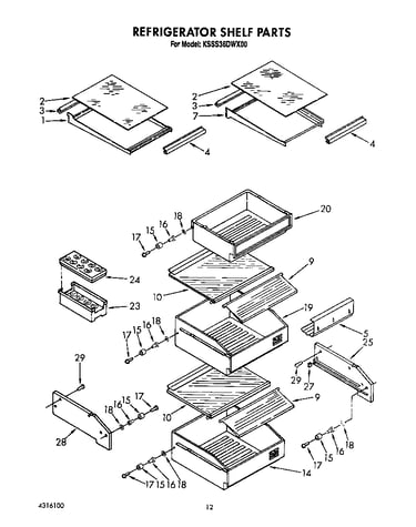 Refrigerator shelf