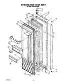 Refrigerator door
