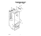Whirlpool AS22BRXAW00 refrigerator liner diagram
