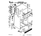 Whirlpool 8ET18ZKXXW00 cabinet diagram