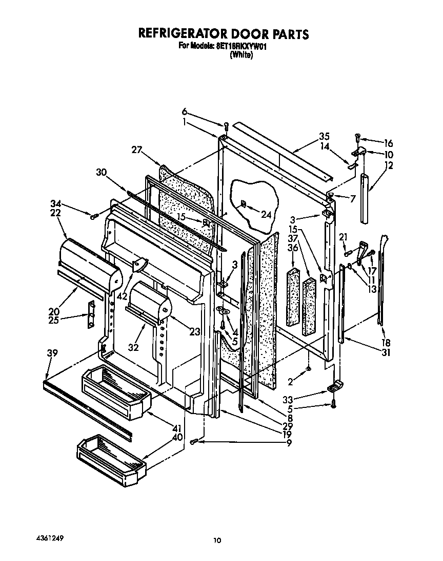 REFRIGERATOR DOOR