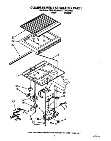 Compartment separator