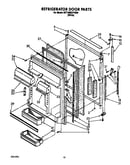 Refrigerator door
