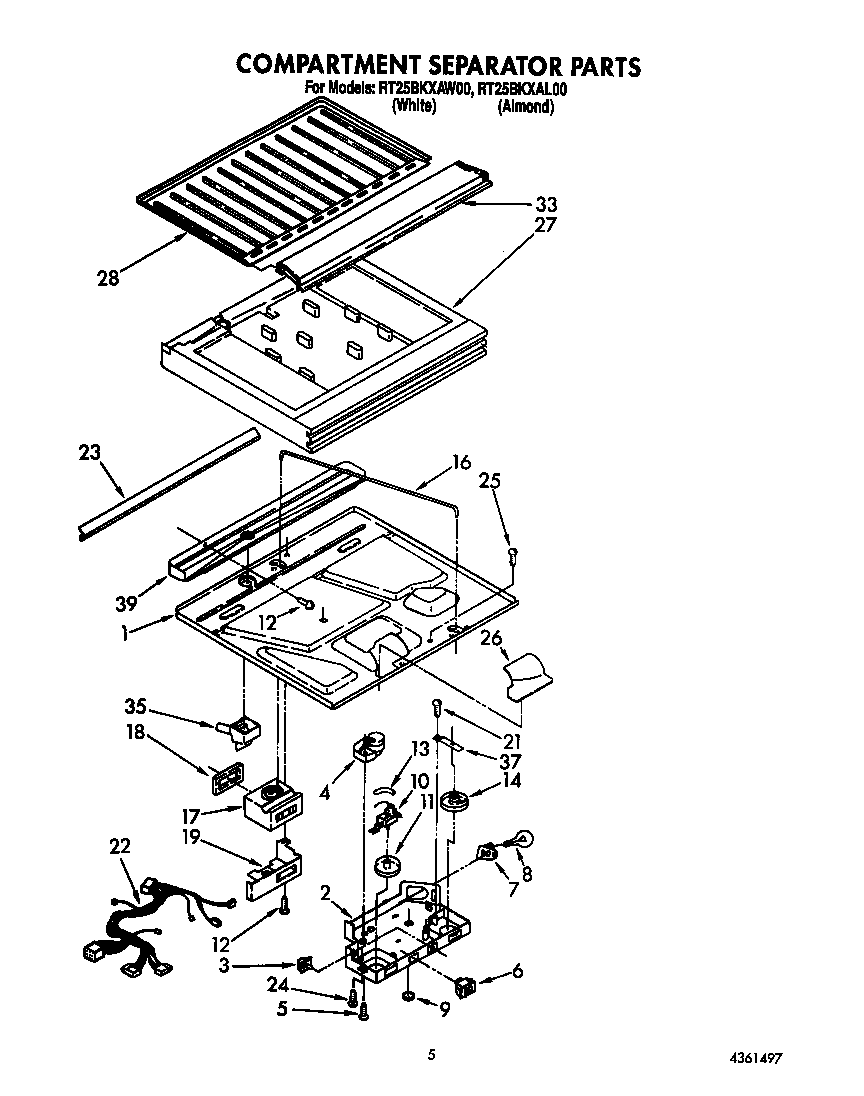 Compartment separator