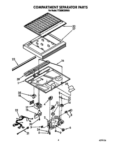 Compartment separator