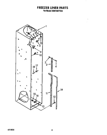 Freezer liner