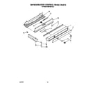 KitchenAid KSRF36DTX03 refrigerator control panel diagram