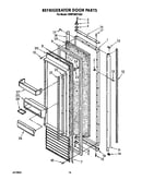 Refrigerator door