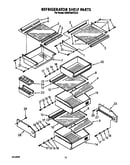 Refrigerator shelf