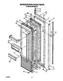 Refrigerator door