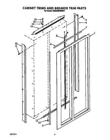 Cabinet trims and breaker trim