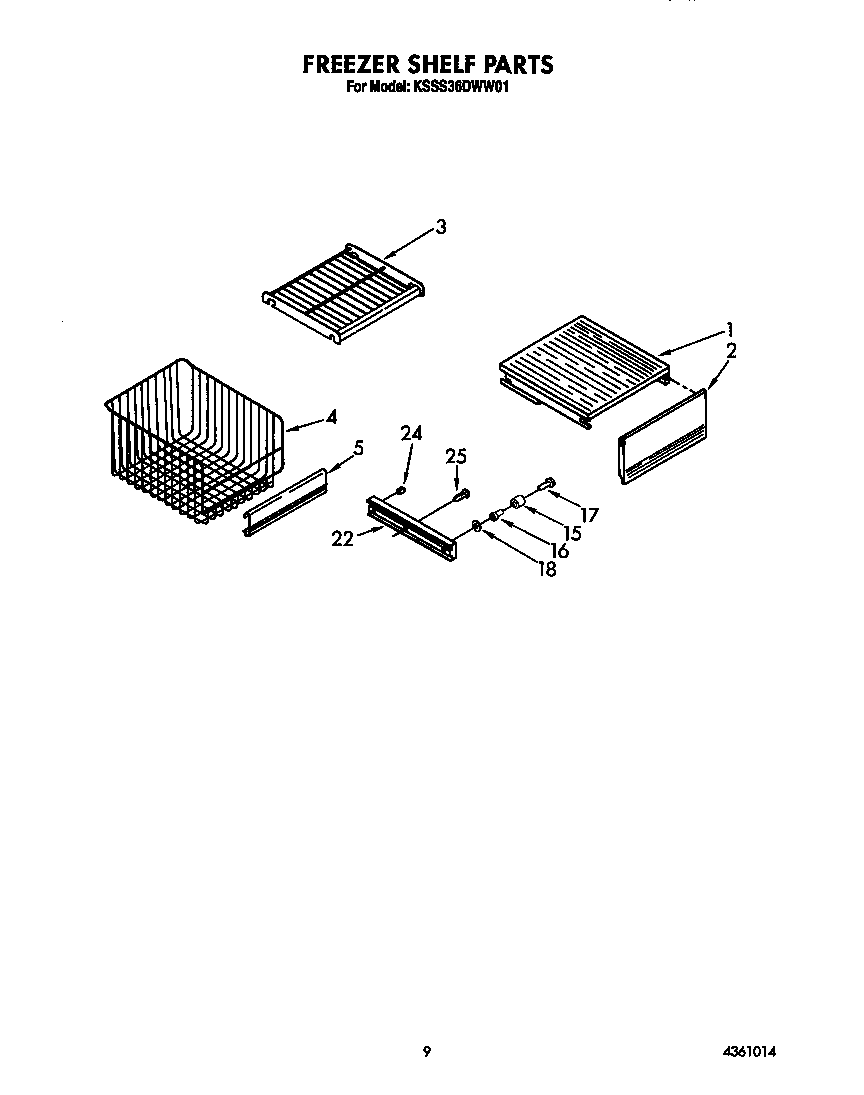 Freezer shelf