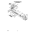 KitchenAid KSSS36DWW01 ice container diagram