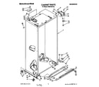 KitchenAid 4KSRF36DTX2 cabinet diagram