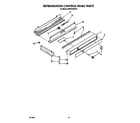 KitchenAid 4KSRF36DTX2 refrigerator control panel diagram