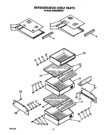 Refrigerator shelf