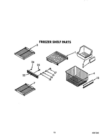 Freezer shelf