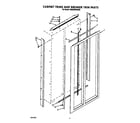 KitchenAid KSSS36DWW00 cabinet trims and breaker trim diagram