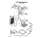 KitchenAid KSSS36DWW00 lower unit and tube diagram