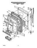 Refrigerator door
