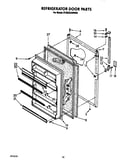Refrigerator door