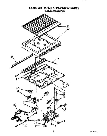 Compartment separator