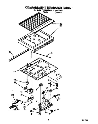 Compartment separator