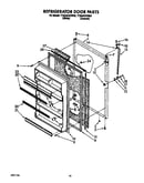 Refrigerator door