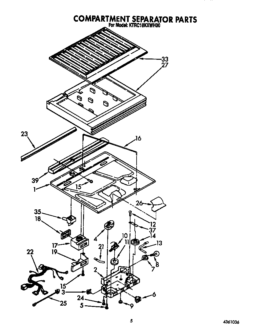 Compartment separator