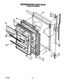 Refrigerator door