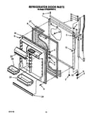 Refrigerator door