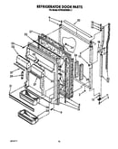 Refrigerator door
