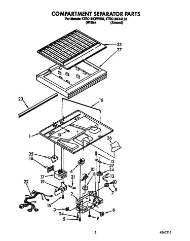 Compartment separator