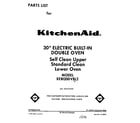 KitchenAid KEBI200VBL2 front cover diagram