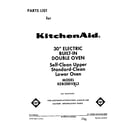 KitchenAid KEBI200VBL3 front cover diagram