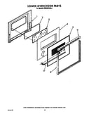 Lower oven door