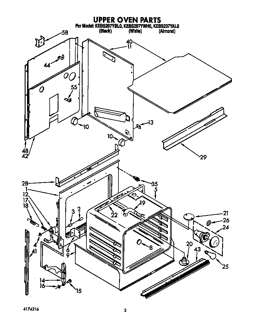Upper oven