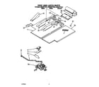 KitchenAid KEBS207YWH0 vent and latch diagram