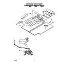 KitchenAid KEBS207YWH1 vent and latch diagram