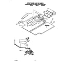 KitchenAid KEBS207YWH2 vent and latch diagram
