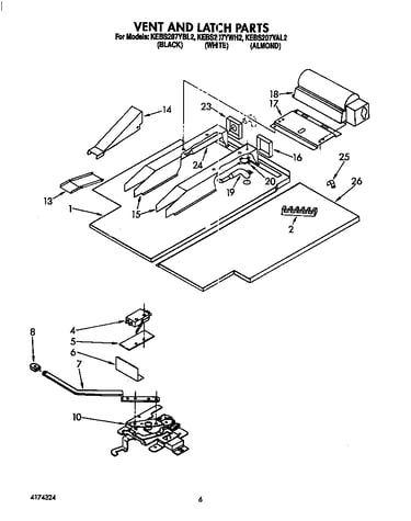 Vent and latch