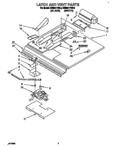 Latch and vent
