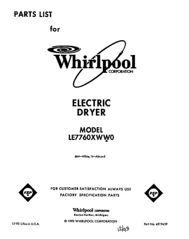 Parts diagram