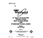 Whirlpool RB770PXYB2 front cover diagram